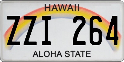 HI license plate ZZI264