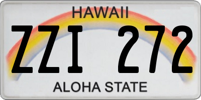 HI license plate ZZI272