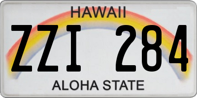 HI license plate ZZI284