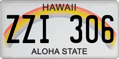 HI license plate ZZI306