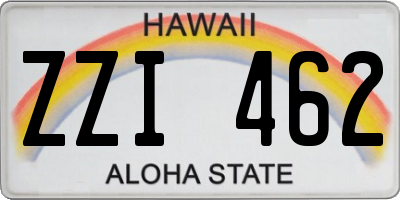 HI license plate ZZI462