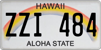 HI license plate ZZI484