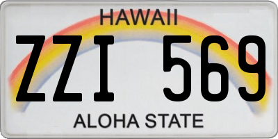 HI license plate ZZI569