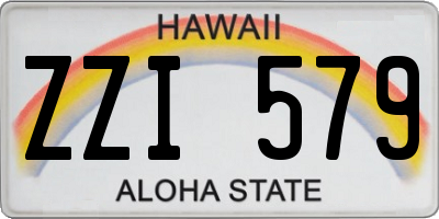 HI license plate ZZI579