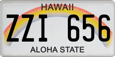 HI license plate ZZI656
