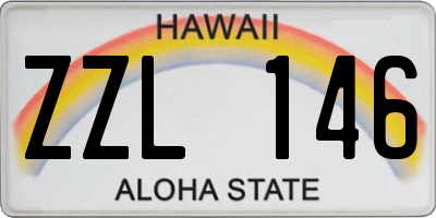 HI license plate ZZL146