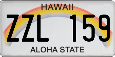 HI license plate ZZL159