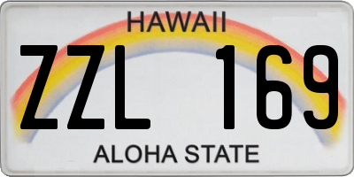 HI license plate ZZL169