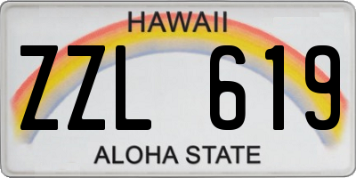 HI license plate ZZL619
