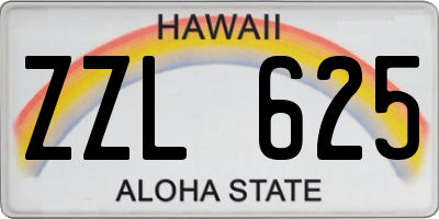 HI license plate ZZL625