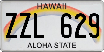 HI license plate ZZL629