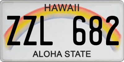 HI license plate ZZL682