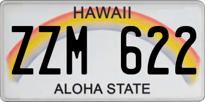 HI license plate ZZM622
