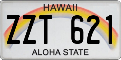 HI license plate ZZT621