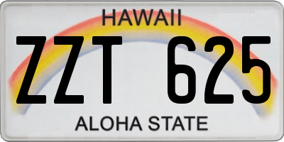 HI license plate ZZT625