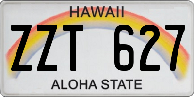 HI license plate ZZT627