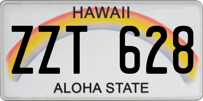 HI license plate ZZT628