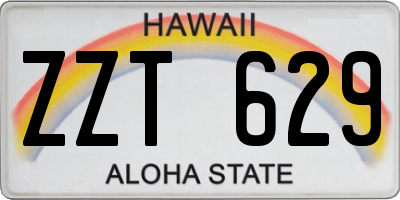 HI license plate ZZT629