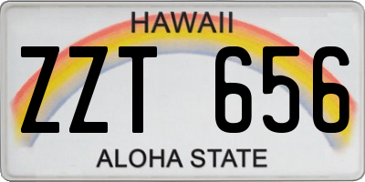 HI license plate ZZT656