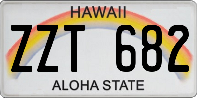 HI license plate ZZT682