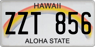 HI license plate ZZT856