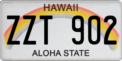 HI license plate ZZT902