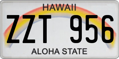 HI license plate ZZT956