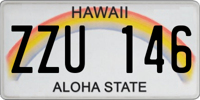 HI license plate ZZU146