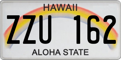 HI license plate ZZU162