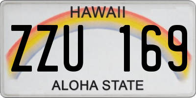 HI license plate ZZU169