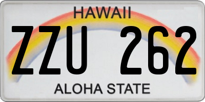 HI license plate ZZU262