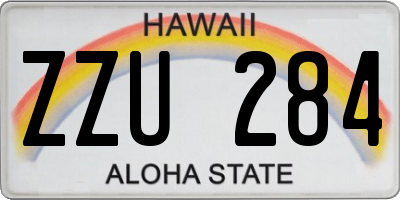 HI license plate ZZU284