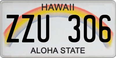 HI license plate ZZU306