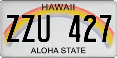 HI license plate ZZU427