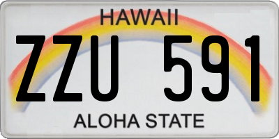 HI license plate ZZU591