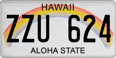 HI license plate ZZU624