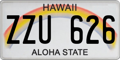 HI license plate ZZU626