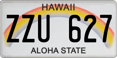 HI license plate ZZU627