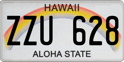 HI license plate ZZU628