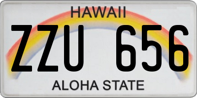 HI license plate ZZU656