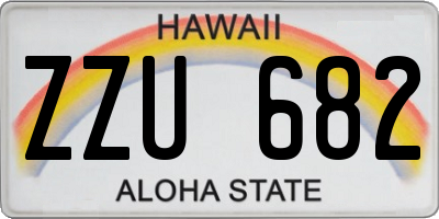 HI license plate ZZU682