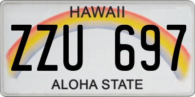 HI license plate ZZU697