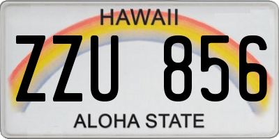 HI license plate ZZU856