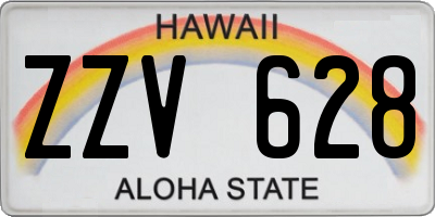 HI license plate ZZV628