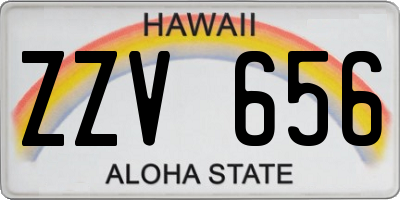 HI license plate ZZV656