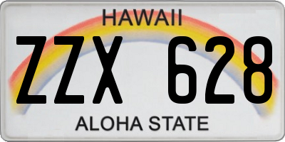 HI license plate ZZX628