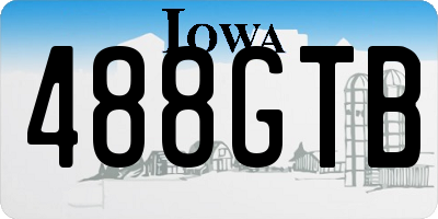 IA license plate 488GTB