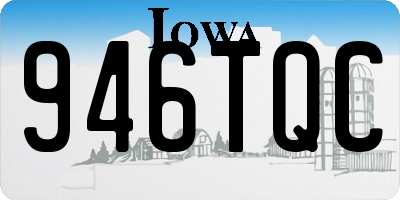 IA license plate 946TQC