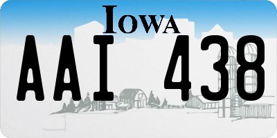 IA license plate AAI438