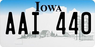 IA license plate AAI440